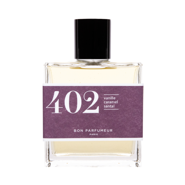 Eau de parfum 402: vanilla, toffee and sandalwood