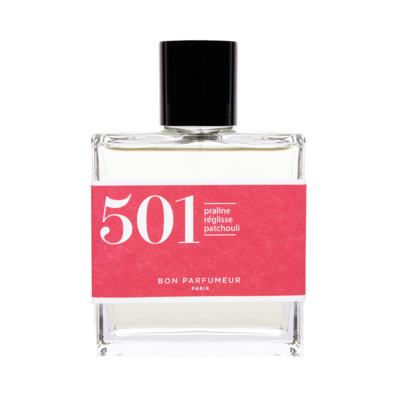 Eau de parfum 501: praline, licorice and patchouli