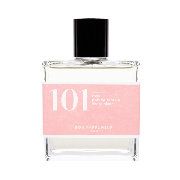Eau de parfum 101: rose, sweet pea and white cedar