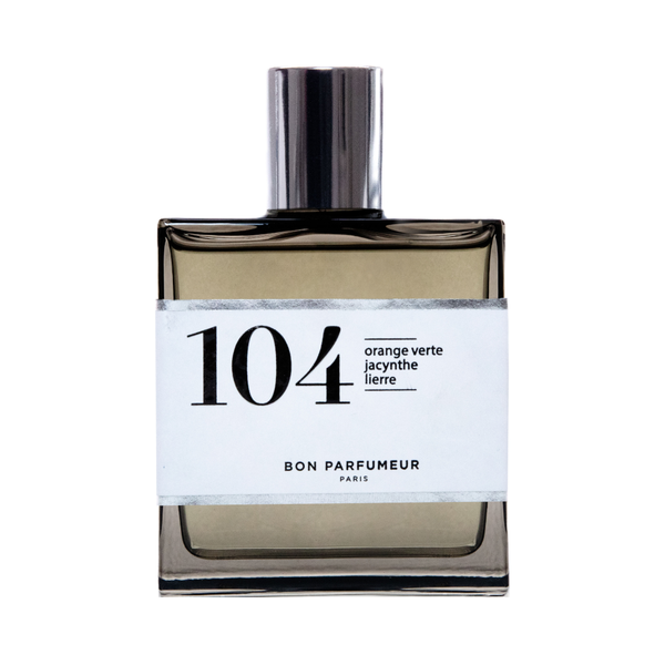 Eau de parfum 104: green orange, hyacinth and ivy