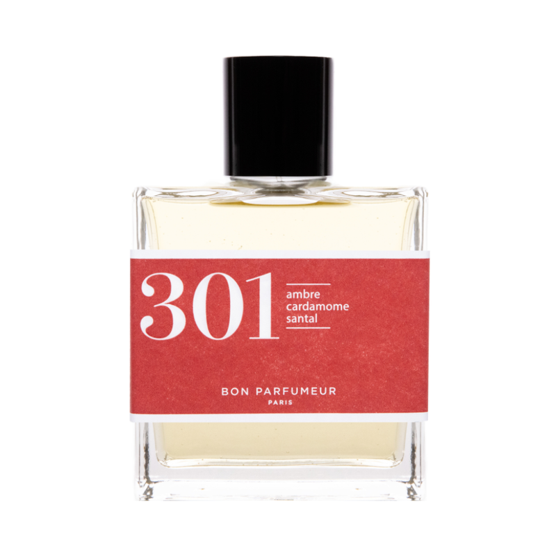Eau de parfum 301: sandalwood, amber and cardamom